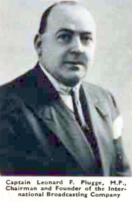 Leonard F. Plugge - programmes anglais de Radio Normandie 
