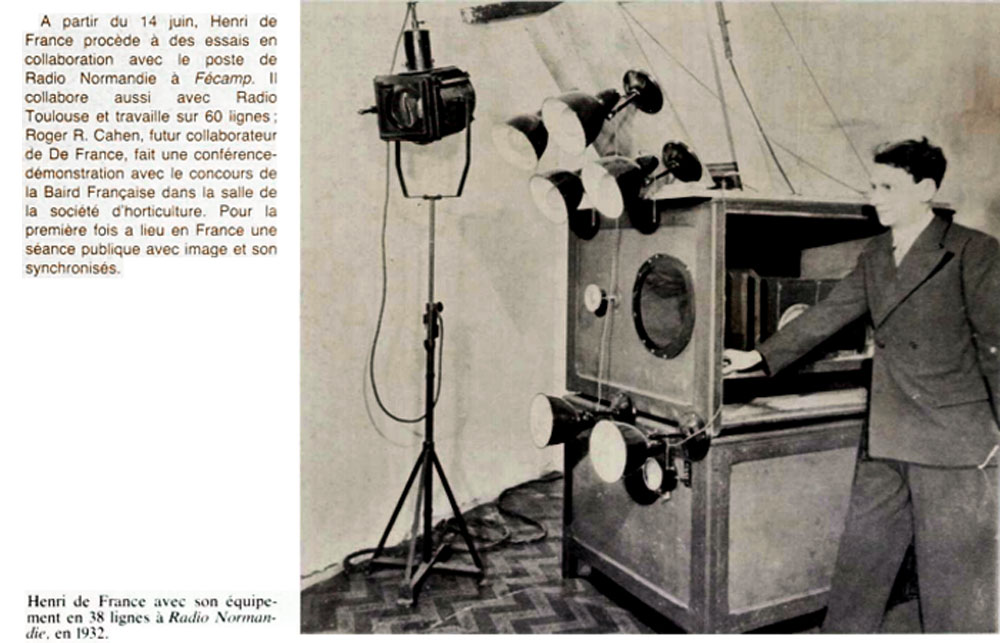 Henri de France - Radio Normandie en 1932