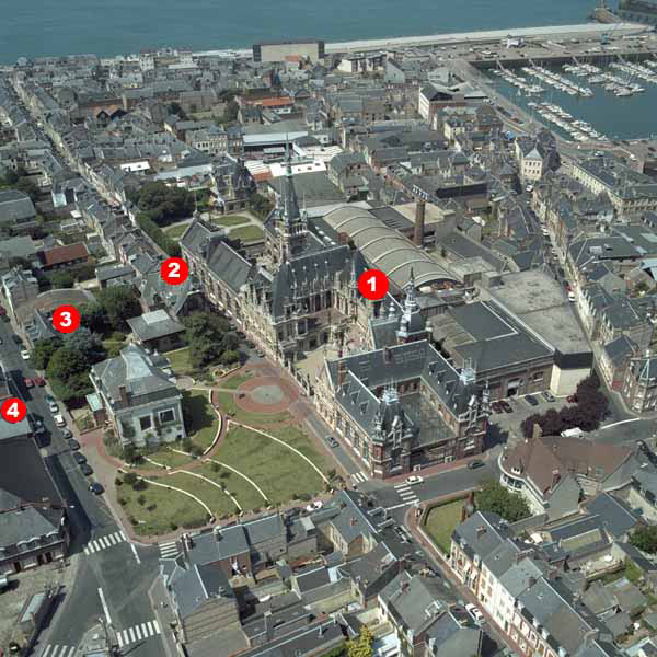 Palais Benedictine et location des studios Radio Normandie