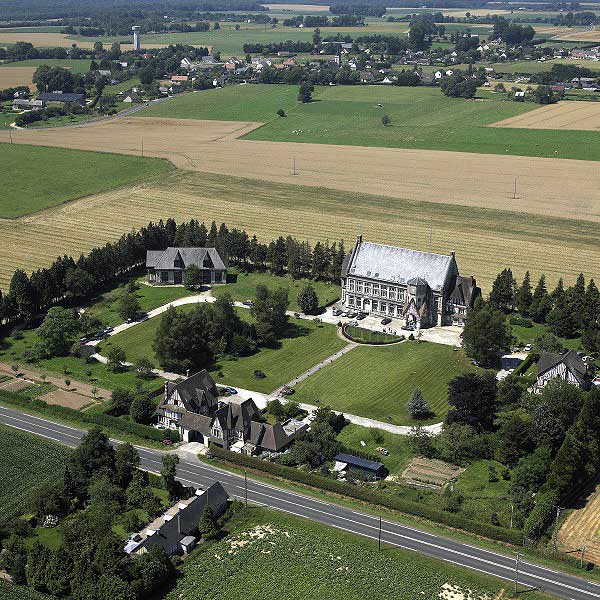 Louvetot vue aérienne
