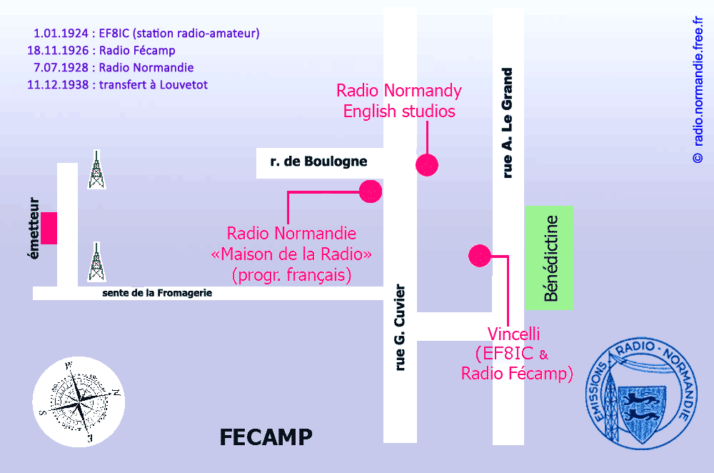 Le Quartier de Radio-Normandie à Fécamp années 30