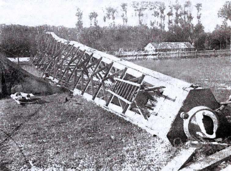 Pylne de Louvetot dtruit en aot 1944