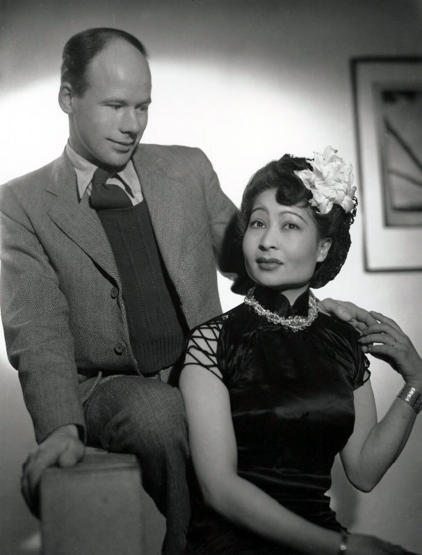 Roy Plomley et sa femme Diana Wong